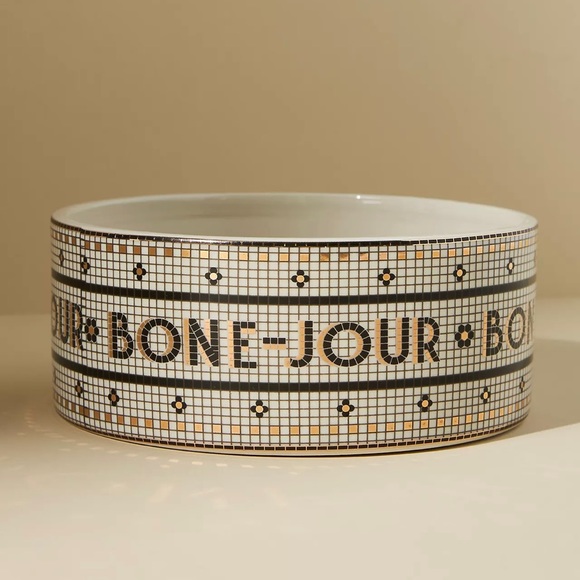 Anthropologie Other - NWT Anthropologie Bistro Tile Pet Bowl